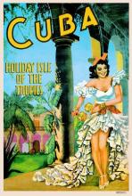 Poster "Cuba: Holiday Isle of the Tropics"
