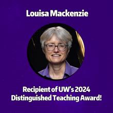 Louisa Mackenzie Distinguished Teaching 2024