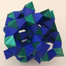 Geometric Folded Art Piece