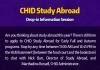 CHID Study Abroad Promo Drop In Session - March 2024